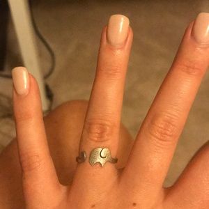 Baby elephant wrap around ring